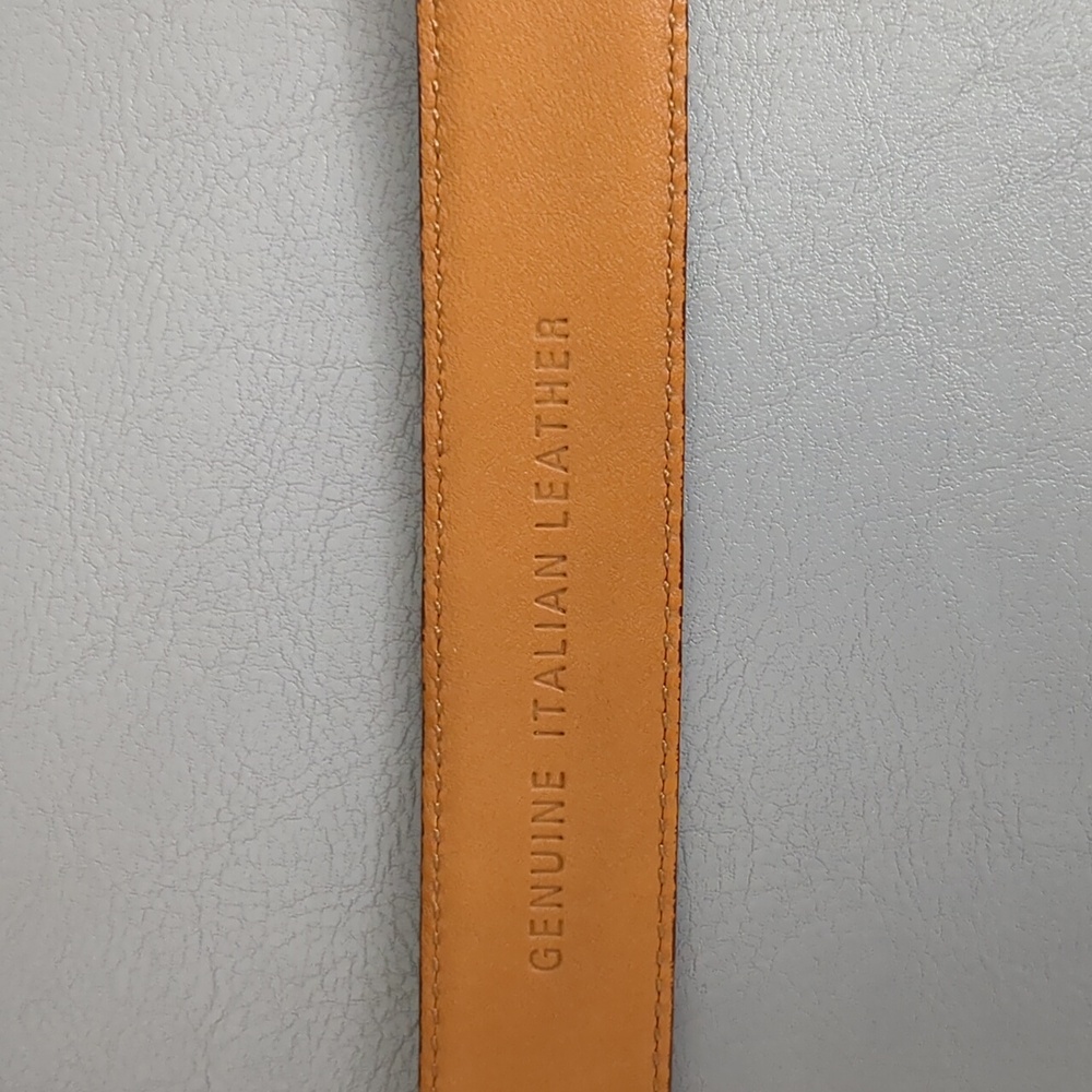 LRL Brown Leather Belt - Picture 3 of 8
